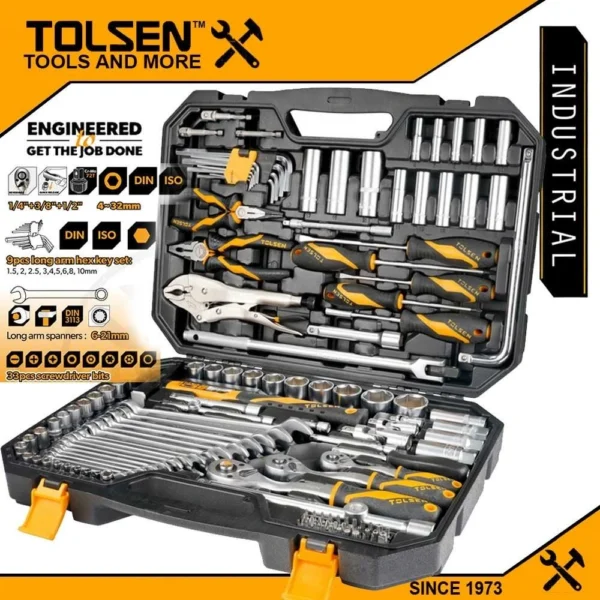 Bộ 137 món socket và dụng cụ (công nghiệp) – 85355 - Ảnh 3