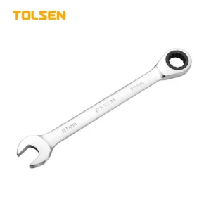 Cờ lê hai đầu – một đầu hở, một đầu vòng có cơ chế bánh cóc (inch) – 15401