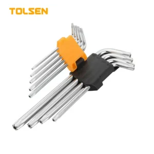 Bộ lục giác tay dài đầu torx 9 chi tiết – 20056