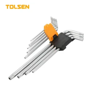 Bộ lục giác tay dài đầu torx 9 chi tiết – 20057
