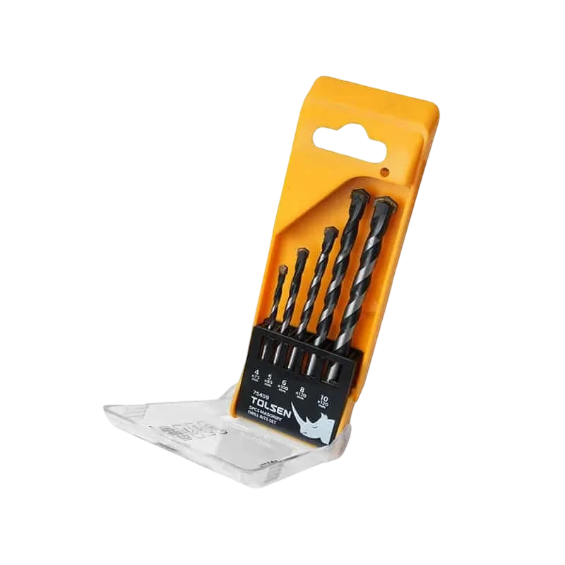 5pcs-masonry-drill-bits-set-75459 Bộ mũi khoan tường 5 chi tiết TOLSEN - 75459 - Ảnh 1