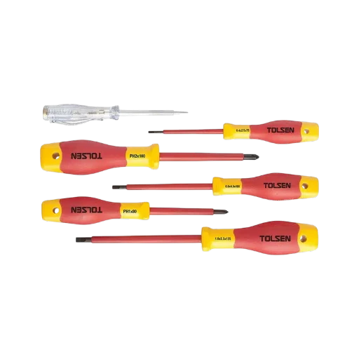 Bộ tua vít cách điện Tolsen 6 chi tiết – v33506