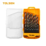 Bộ 19 mũi khoan thép gió đen vàng hss (công nghiệp) – 75086