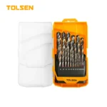 Bộ 25 mũi khoan thép gió đen vàng hss (công nghiệp) – 75087