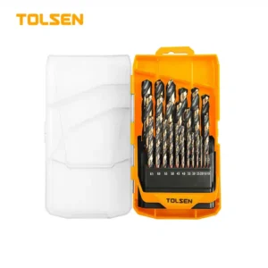 Bộ 25 mũi khoan thép gió đen vàng hss (công nghiệp) – 75087