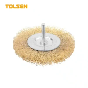 Bàn chải sắt dạng tròn gắn khoan (công nghiệp) – 77540