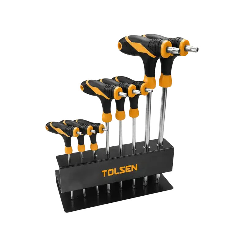 Bộ tua vít chữ T đầu sao TORX 8 chi tiết – 20063