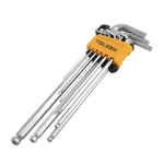 Bộ lục giác đầu bi tay dài 9 chi tiết - 20054 - Ảnh 4