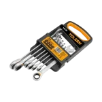 Bộ cờ lê vòng miệng tự động Tolsen 7 chi tiết - 15229
