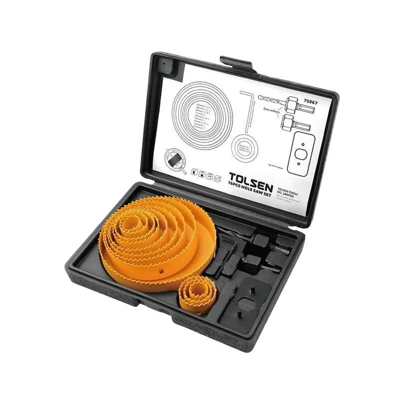 Bộ 16 mũi cưa lỗ TOLSEN – 75867