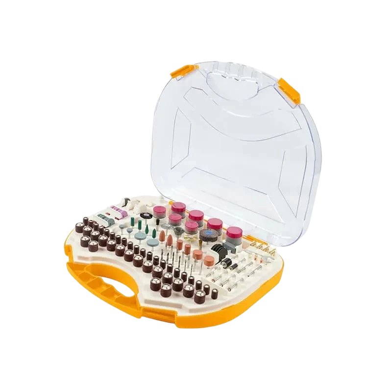Bộ 250 phụ kiện cho máy khoan mini TOLSEN – 77115