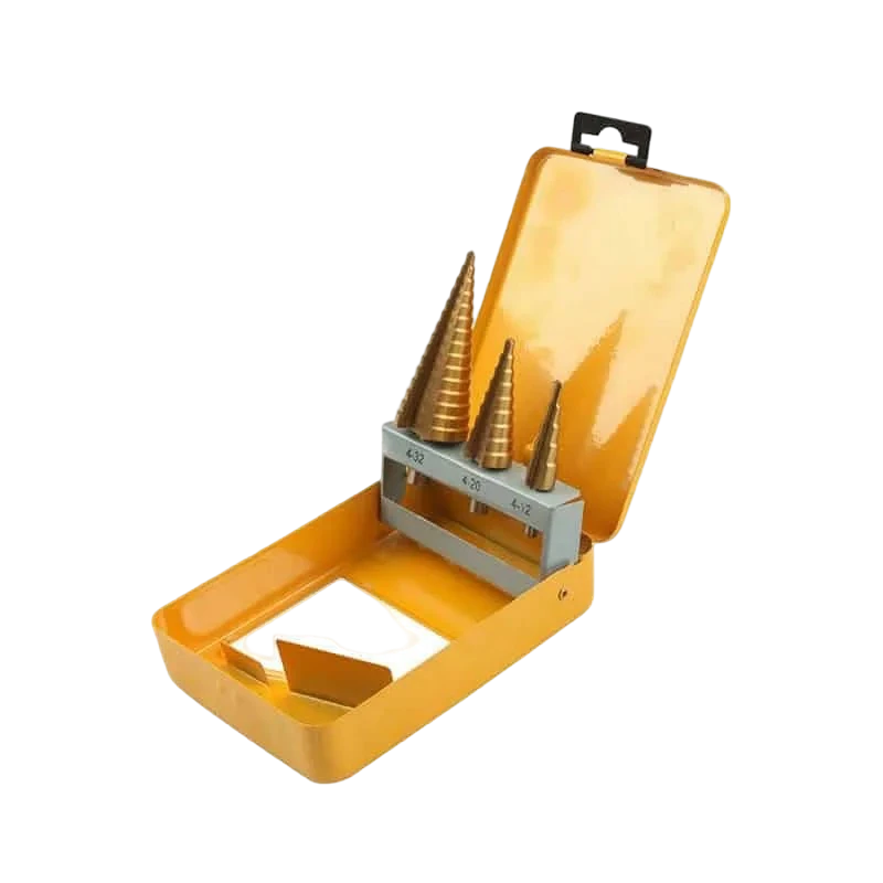 Bộ 3 mũi khoan bước phủ Titanium TOLSEN – 75878