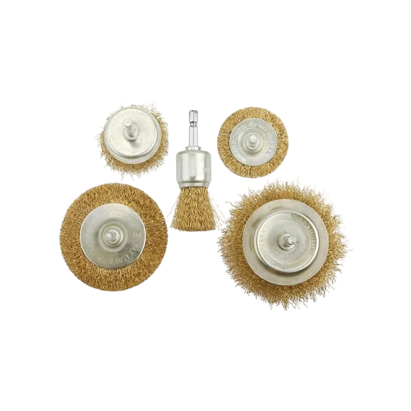Bộ 5 chổi cước thép gắn máy khoan TOLSEN – 77553