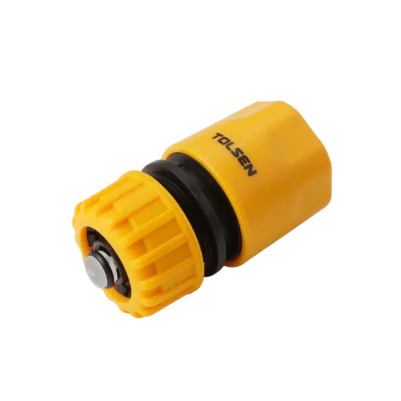 HOSE CONNECTOR WITH WATER STOP 57117 Đầu nối ống nước có van tự ngắt 1/2 inch - 57117 - Ảnh 1