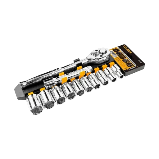 Bộ cần siết tự động và đầu tuýp Tolsen 12 chi tiết – 15392