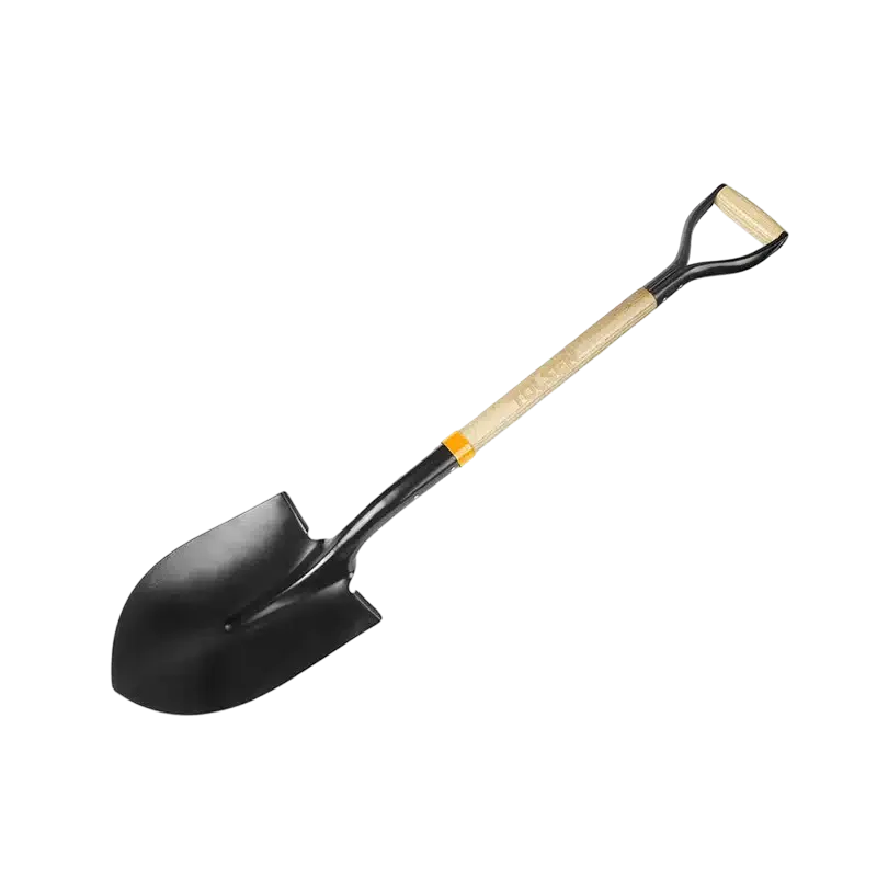 STEEL SHOVEL WITH HANDLE 58001 Xẻng thép cán gỗ - 58001 - Ảnh 1