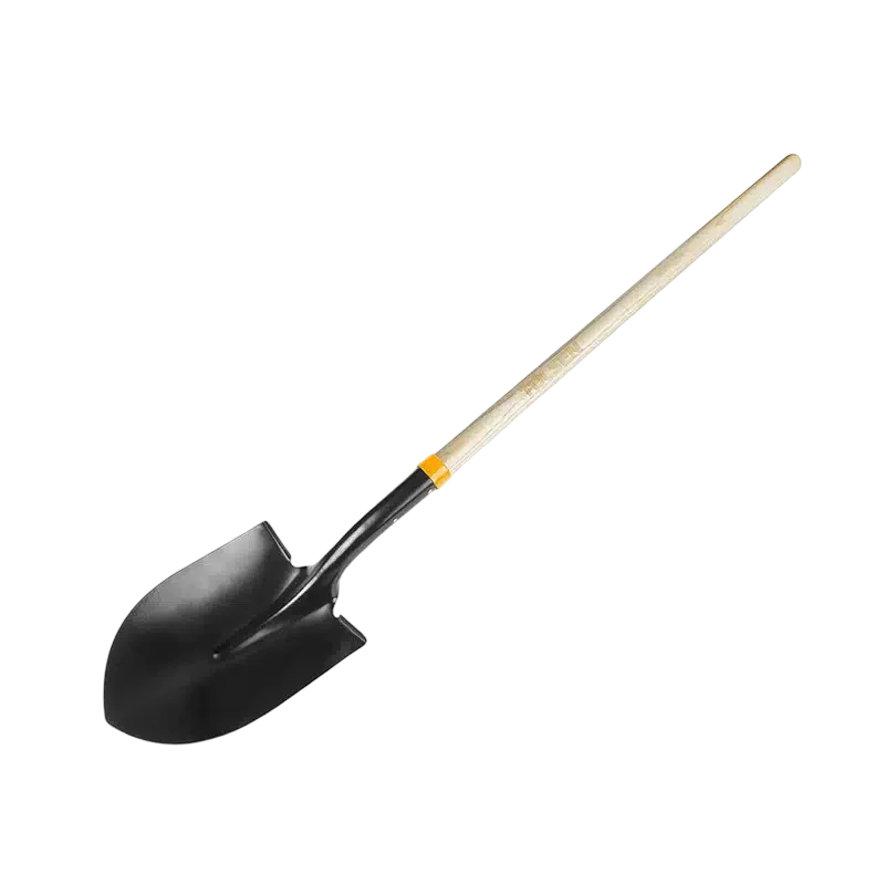 STEEL SHOVEL WITH HANDLE 58005 Xẻng thép cán gỗ - 58005 - Ảnh 1