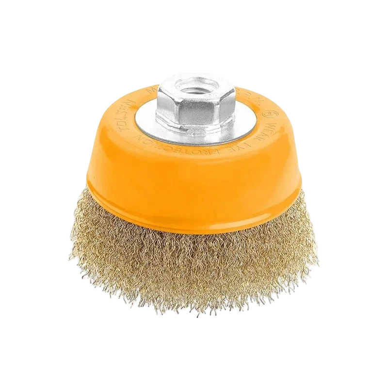 Bàn chải cước dạng cốc có đai ốc TOLSEN – 77600