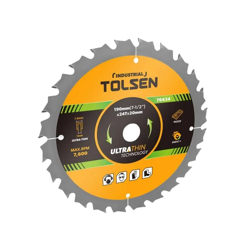 tct-saw-blade-3-76434 Lưỡi cưa TCT cắt gỗ TOLSEN - 76434 - Ảnh 1