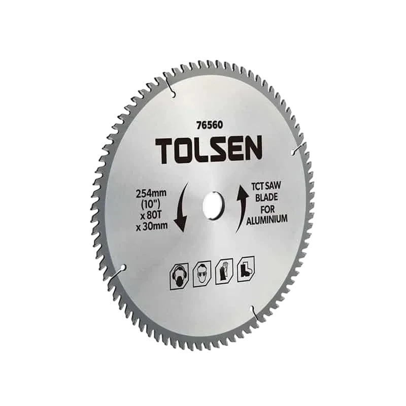 Lưỡi cưa TCT cắt nhôm TOLSEN – 76540